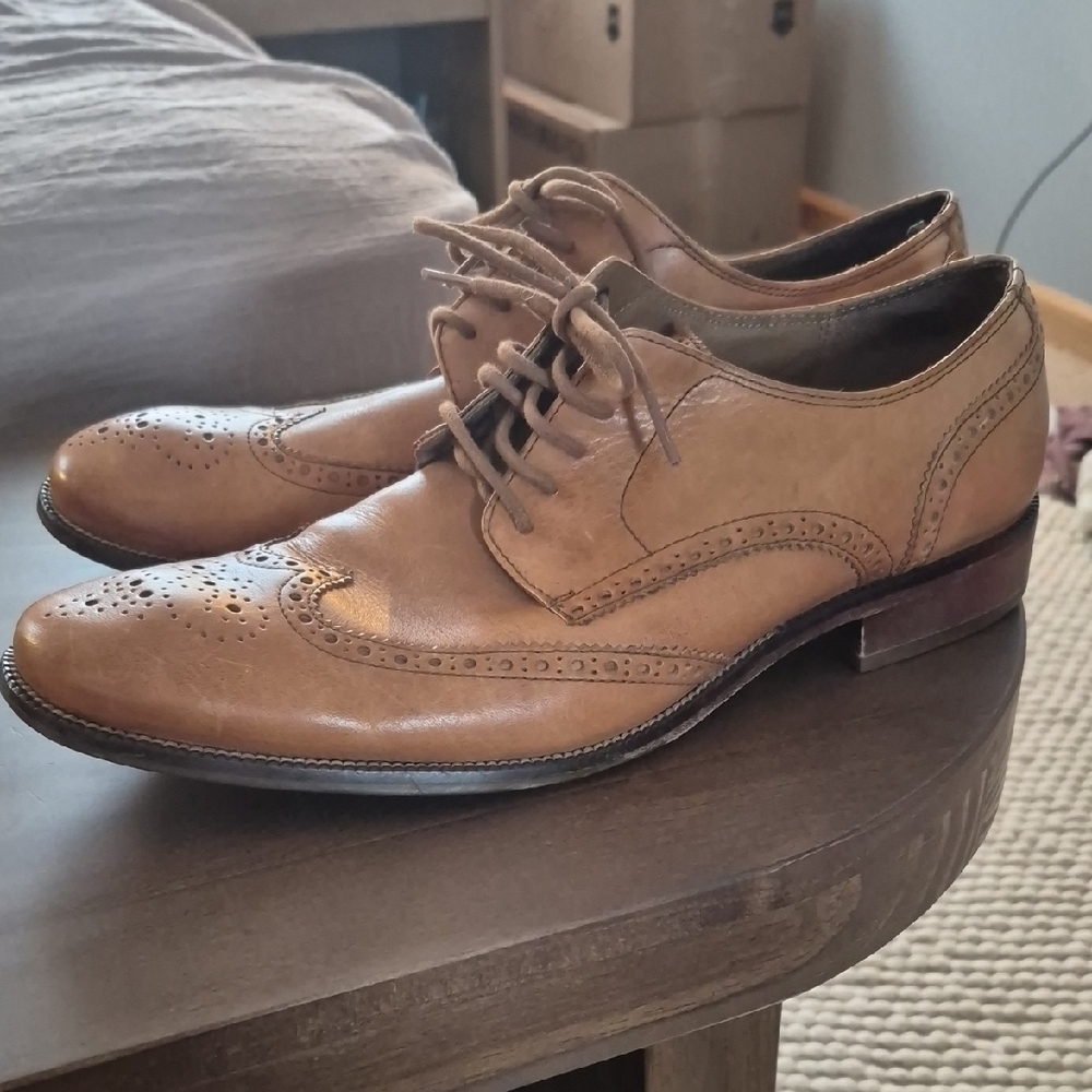 Cole Haan Classic Tan Leather Wingtips